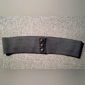 Retro Inspired Black Stretch Belt